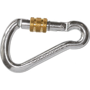 2122 - STEEL KARABINERS WITH LOCKING RING - Prod. SCU